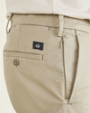 View of model wearing Silver Sage Men's Supreme Flex Modern Chino Short.