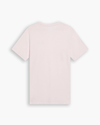 View of model wearing Stencil Pink Graphic Tee, Slim Fit.