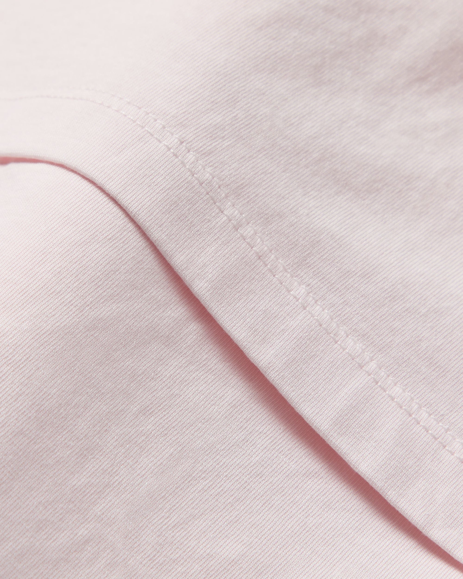 View of model wearing Stencil Pink Graphic Tee, Slim Fit.