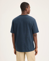 Back view of model wearing Sunflowers Stratified Sea Eighty-Six Tee, Relaxed Fit.