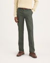 Front view of model wearing Tea Leaf Crafted Khaki Pants, Slim Fit.