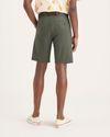 Back view of model wearing Tea Leaf Men's Supreme Flex Modern Chino Short.