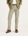 Front view of model wearing Tidal Foam Crafted Khaki Pants, Slim Fit.