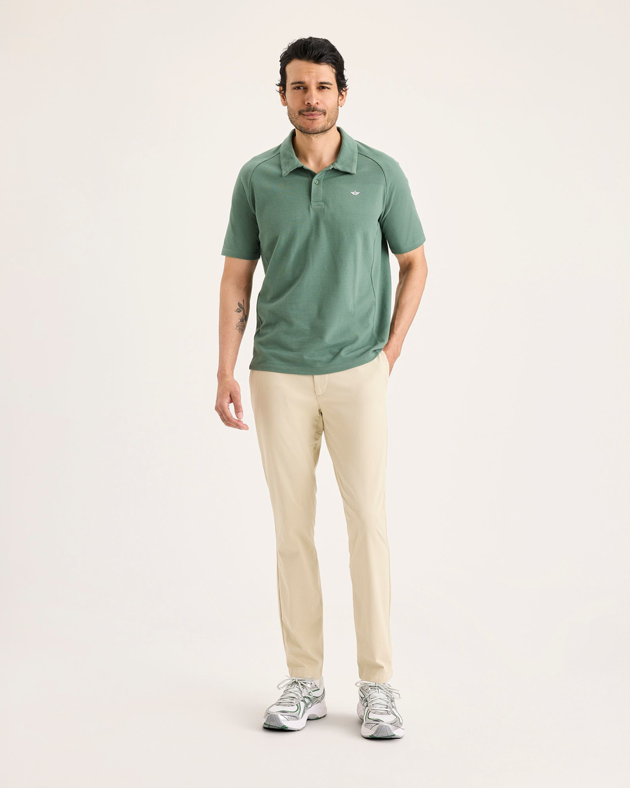 Front view of model wearing Tidal Foam Go Activeflex Chino, Skinny Fit.