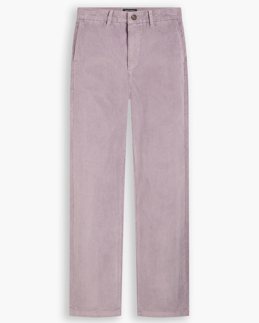 View of model wearing Toadstool Blake Chino Pants, High Straight.