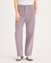 Front view of model wearing Toadstool Blake Chino Pants, High Straight.