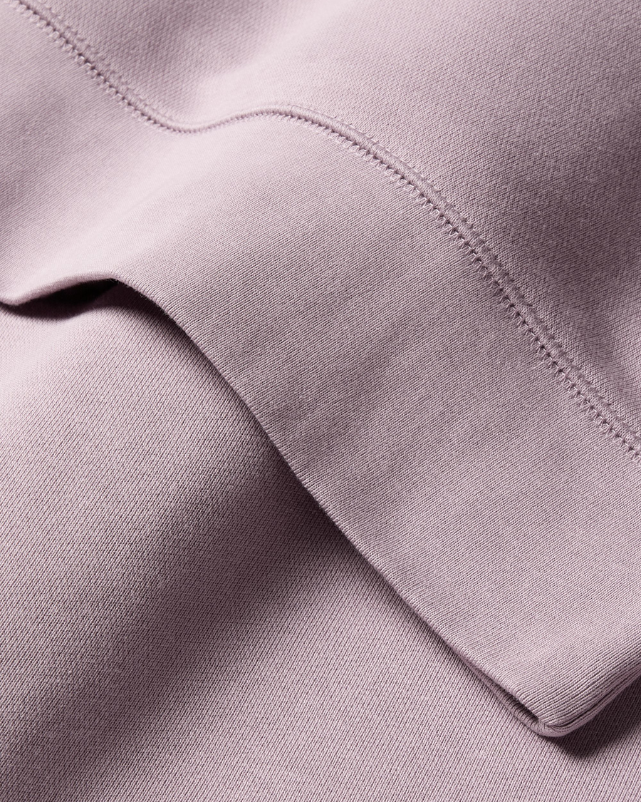 View of model wearing Toadstool Crewneck Sweatshirt, Regular Fit.