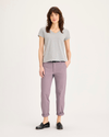 Front view of model wearing Toadstool Weekend Chino, Slim Fit.